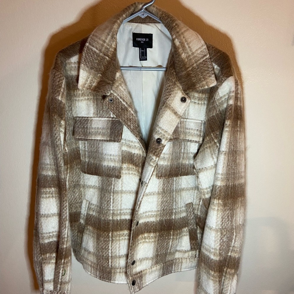 Men’s Forever 21 Fuzzy Jacket Large